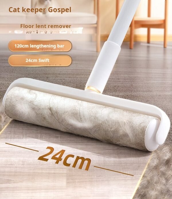 Hair Remover Roller Long Handle Large Size Hair Remover Bed Floor Dust Roller Hair Brush Tear-off Paper