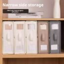 Special storage wardrobe for bed sheets and duvet covers, bedding set storage box, bed sheet and duvet cover storage box with viewing window (PACK OF 4)