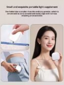 Magnetic Selfie Light for Mobile Phones, Influencer Live Streaming Photography Tool, Mini Portable Mirror, Foldable Pocket Light, MagSafe Selfie Makeup Mirror