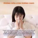 Wireless Cyclone Dust Mite Remover with Strong Suction and Sterilization Function, Handheld Vacuum Cleaner for Bedding and Home Use
