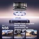 2025 New Vacuum Suction Magnetic Car Phone Holder Adheres to Center Console Anti-Shake Suction Cup