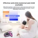 Wireless Cyclone Dust Mite Remover with Strong Suction and Sterilization Function, Handheld Vacuum Cleaner for Bedding and Home Use
