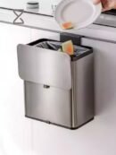 Kitchen Garbage Bin Home Kitchen 2025 New Model with Lid Wall-Mounted Specialized No-Bending Required