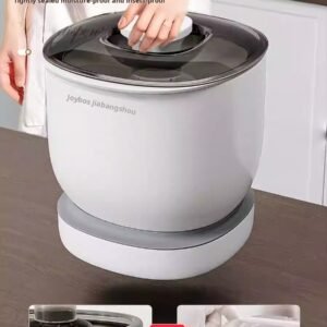 Kitchen cabinet rice bin, household insect-proof and moisture-proof storage container for grains, rice, flour, and other food items, food-grade sealed rice box.