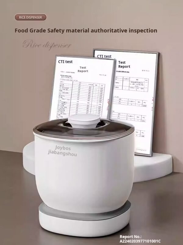 Kitchen cabinet rice bin, household insect-proof and moisture-proof storage container for grains, rice, flour, and other food items, food-grade sealed rice box. - Image 2