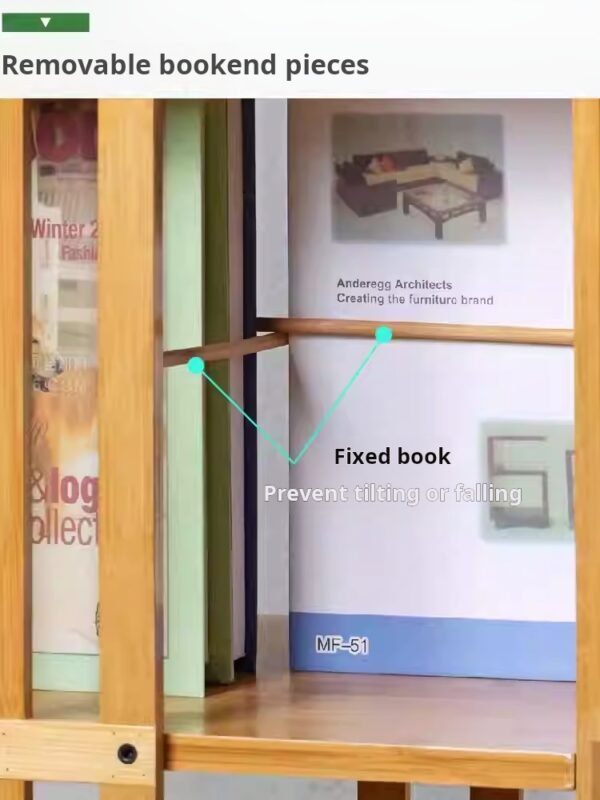 Rotating Bookcase Floor-standing Children's Storage Rack Bookcase Simple Baby Picture Book Storage Minimalist Home Use Student Multi-layer - Image 4