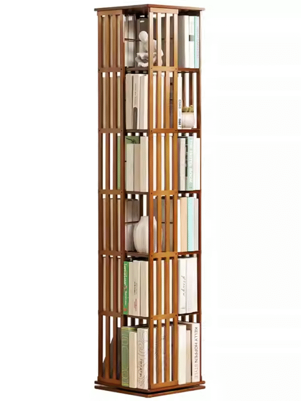 Rotating Bookcase Floor-standing Children's Storage Rack Bookcase Simple Baby Picture Book Storage Minimalist Home Use Student Multi-layer - Image 5