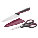 Tefal Comfort 2pcs Set Chef Knife 15cm + Scissors 21cm K250S2