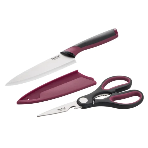 Tefal Comfort 2pcs Set Chef Knife 15cm + Scissors 21cm K250S2 - Image 6