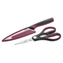 Tefal Comfort 2pcs Set Chef Knife 15cm + Scissors 21cm K250S2