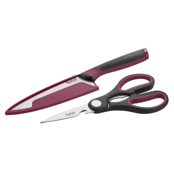 Tefal Comfort 2pcs Set Chef Knife 15cm + Scissors 21cm K250S2 - Image 7