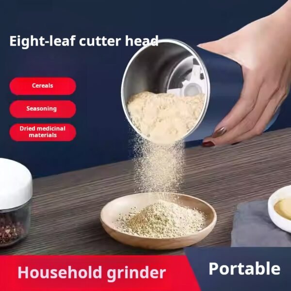 Kitchen-specific mini grinder, grinding machine, household crusher, ultra-fine multi-functional grain and cereal powder maker - Image 5